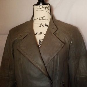 Black Rivet NWOT leather moto jacket